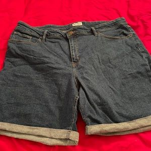 Ava and Viva Dark Blue Bermuda Shorts